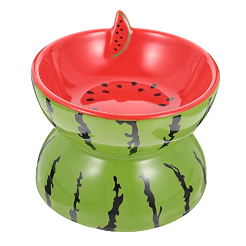 MILISTEN Keramiknapf für Haustiere pet Water Bowl pet Supplies Hundeschüssel dogbowl süße Katzenschalen Fütterung katzenfutter Verschleißfester Hundenapf Verschleißfester Haustiernapf Green von Milisten