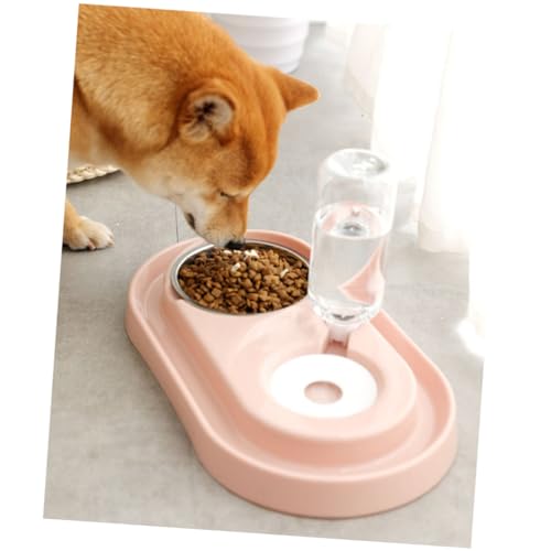 MILISTEN Kleiner Wasserspender für Haustiere Haustiertränke Automatischer Wasserspender für Hunde perrücke pink wasserflasche Haustier-Getränkeschale Wasserspender für kleine Haustiere Rosa von Milisten