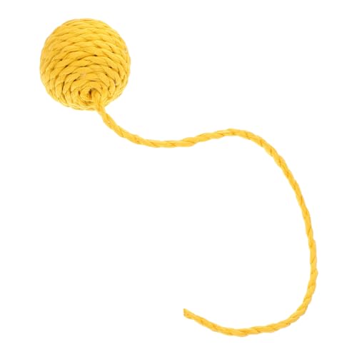MILISTEN Kratzbaum-papierball Für Katzen Katzengarnknäuel Kratzball Für Katzen Lautes Haustierspielzeug Crinkle-bälle Für Katzen Spielzeugbälle Für Katzen Kätzchenbälle Mit Glöckchen Yellow MILISTEN Kratzbaum-papierball Für Katzen Katzengarnknäuel Kratzball Für Katzen Lautes Haustierspielzeug Crinkle-bälle Für Katzen Spielzeugbälle Für Katzen Kätzchenbälle Mit Glöckchen Yellow von Milisten