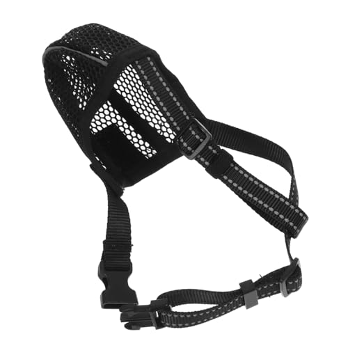MILISTEN Maulkorb für Hunde Hundemaulkorb Haustier Mund Hundebiss für Haustiere Hund verstellbare Kapuze kleine hundemaulkörbe Hund Gesicht Abdeckung Polyester Black MILISTEN Maulkorb für Hunde Hundemaulkorb Haustier Mund Hundebiss für Haustiere Hund verstellbare Kapuze kleine hundemaulkörbe Hund Gesicht Abdeckung Polyester Black von Milisten