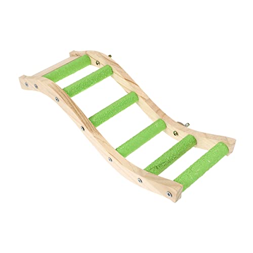 MILISTEN Parrot Climbing Ladder Aus Holz Spielzeug Für Vögel Für Papageien Sittiche Und Andere Kleine Vögel Fördert Bewegung Und Geistige Stimulation Installieren von Milisten
