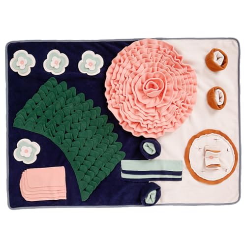 MILISTEN Pet Sniffing Pad Schnüffelmatte für Hunde waschbare Schnüffelmatte Interactive Dog Toys Dog chew Toy Kissen für langsame Fütterung Hundejagdpolster Polarfleece Colorful MILISTEN Pet Sniffing Pad Schnüffelmatte für Hunde waschbare Schnüffelmatte Interactive Dog Toys Dog chew Toy Kissen für langsame Fütterung Hundejagdpolster Polarfleece Colorful von Milisten
