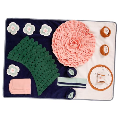 MILISTEN Pet Sniffing Pad Welpen Schnüffelmatte Hunde-anreicherungsmatte Schnüffelmatte Für Welpen Aktivitätsmatte Für Hunde Hunde-Puzzle-Matte Plüsch-hundespielzeug Colorful Polarfleece MILISTEN Pet Sniffing Pad Welpen Schnüffelmatte Hunde-anreicherungsmatte Schnüffelmatte Für Welpen Aktivitätsmatte Für Hunde Hunde-Puzzle-Matte Plüsch-hundespielzeug Colorful Polarfleece von Milisten