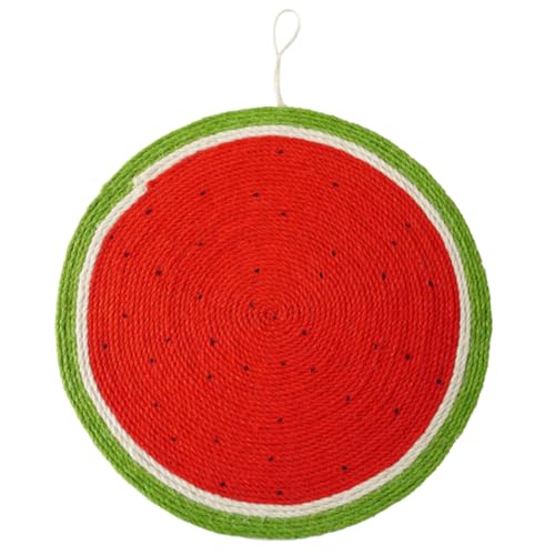 MILISTEN Dekorativer Katzenkratzbaum Entzückendes Kratzbrett Wassermelonen-Design Kratzbrett Kätzchen-zubehör Sisalmatte MILISTEN Dekorativer Katzenkratzbaum Entzückendes Kratzbrett Wassermelonen-Design Kratzbrett Kätzchen-zubehör Sisalmatte von Milisten