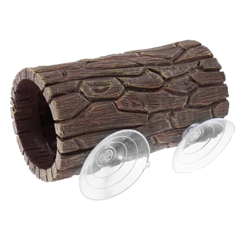 MILISTEN Klettern Zubehör Für Reptilien Versteck Lebensraum Harz Baumstamm Terrarium Tasse Montierbar MILISTEN Klettern Zubehör Für Reptilien Versteck Lebensraum Harz Baumstamm Terrarium Tasse Montierbar von Milisten