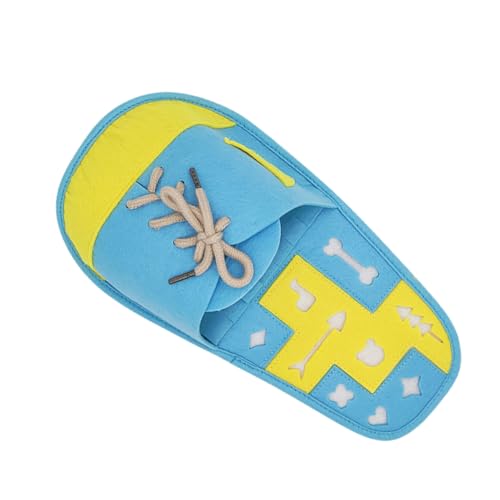 MILISTEN Riechkissen Ausbildung schnüffeln Schnüffelkissen für Haustiere Welpe Pads Dog chew Toy hundekauspielzeuge Dogs Toys Pantoffel Schnüffelkissen Haustier Filzstoff Yellow von Milisten