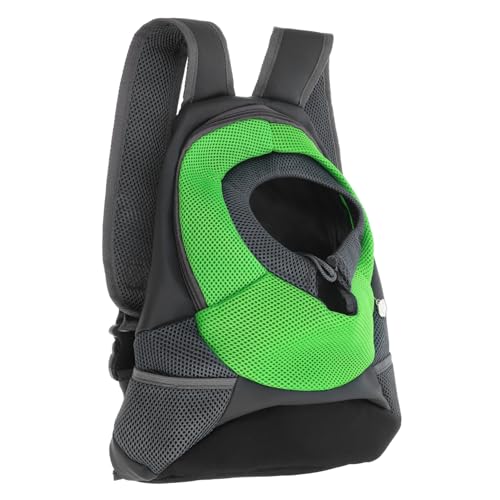 MILISTEN Rucksack Für Haustiere Reisetasche Tragetasche Für Katzen Hund Schultertrage Kätzchenträger Rucksack-hundeträger Hunde -Rucksack Für Hunde Light Green Oxford-Stoff von Milisten