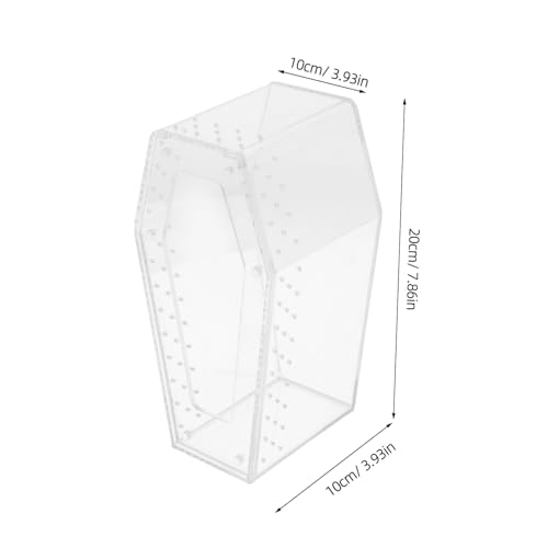 MILISTEN Transparente Reptilienbox Stabiles Terrarium für Bartagamen Geckos und Spinnen Vielseitiges Futter und Aufzuchtgehäuse für Kleine Kriechtiere MILISTEN Transparente Reptilienbox Stabiles Terrarium für Bartagamen Geckos und Spinnen Vielseitiges Futter und Aufzuchtgehäuse für Kleine Kriechtiere von Milisten