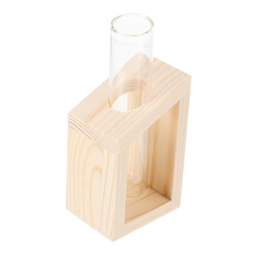 MILISTEN Vasenverzierungen zimmerpflanzen bürodeko pflanztöpfe anzucht Wohnzimmerdekoration holzhalter Bahnhof Wasserschläuche Pflanzenterrarium mit Holzständer Schreibtischvase aus Glas MILISTEN Vasenverzierungen zimmerpflanzen bürodeko pflanztöpfe anzucht Wohnzimmerdekoration holzhalter Bahnhof Wasserschläuche Pflanzenterrarium mit Holzständer Schreibtischvase aus Glas von Milisten