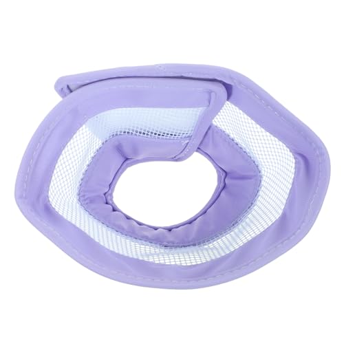 Milisten Verbundkegelkragen Kätzchen Erholungshalsband Kegelhalsband Für Haustiere Tragbare Katzenhalsbänder Katzenkopfkegel -Donut- Hundekissen Katze Lavender PVC von Milisten