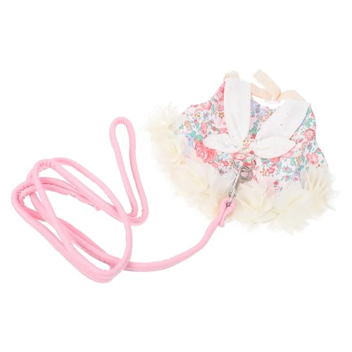 MILISTEN Verstellbares Kaninchen Geschirr aus Hautfreundlicher Baumwolle mit Modischer Leine für Kleine Haustiere Wie Zwergkaninchen und Katzen Geeignet für Spaziergänge und Fotosessions MILISTEN Verstellbares Kaninchen Geschirr aus Hautfreundlicher Baumwolle mit Modischer Leine für Kleine Haustiere Wie Zwergkaninchen und Katzen Geeignet für Spaziergänge und Fotosessions von Milisten