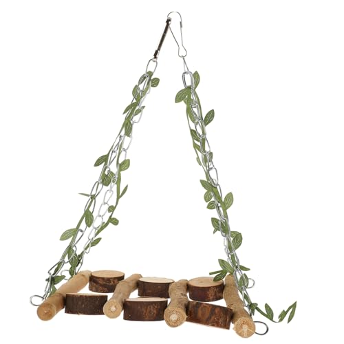 MILISTEN Pet Bird Cage Swing Toy Für Papageien Natürlicher Holz-hängesitz Spielzeug Für Wellensittiche Und Kleine Vögel Installieren Langlebig Und Vielseitig Einsetzbar MILISTEN Pet Bird Cage Swing Toy Für Papageien Natürlicher Holz-hängesitz Spielzeug Für Wellensittiche Und Kleine Vögel Installieren Langlebig Und Vielseitig Einsetzbar von Milisten