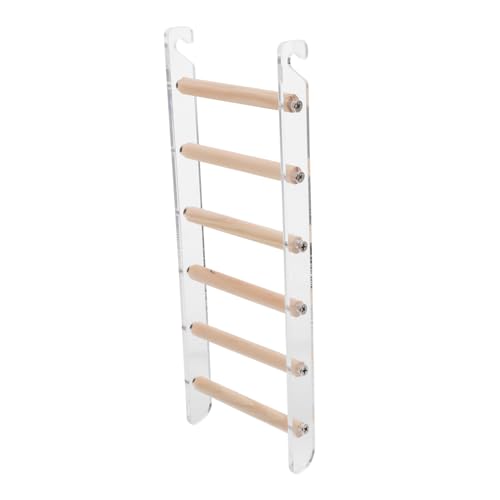 MILISTEN Vogelleiter Kletterspielzeug für Papageien und Kleintiere Stufige Bissechte Holzleiter Langlebig und Sicher Fördert Bewegung und Krallenpflege im Vogelkäfig und Hamsterkäfig MILISTEN Vogelleiter Kletterspielzeug für Papageien und Kleintiere Stufige Bissechte Holzleiter Langlebig und Sicher Fördert Bewegung und Krallenpflege im Vogelkäfig und Hamsterkäfig von Milisten