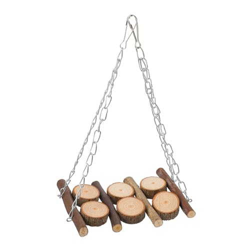 MILISTEN Vogel Spielzeug Vogel Holz Schaukel Kauen Stehen für Papagei Medium Große Vögel Spielen Klettern MILISTEN Vogel Spielzeug Vogel Holz Schaukel Kauen Stehen für Papagei Medium Große Vögel Spielen Klettern von Milisten