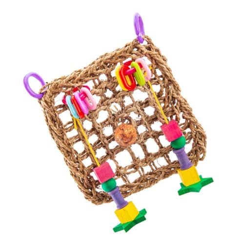 Milisten Kaunetz Für Vögel Spielzeug Für Papageien Hängendes Papageien-schaukelspielzeug Papageien-kletternetz Kuschelknochen Kauspielzeug Futtersuchspielzeug Für Den Käfig Zufällige Farbe Milisten Kaunetz Für Vögel Spielzeug Für Papageien Hängendes Papageien-schaukelspielzeug Papageien-kletternetz Kuschelknochen Kauspielzeug Futtersuchspielzeug Für Den Käfig Zufällige Farbe von Milisten