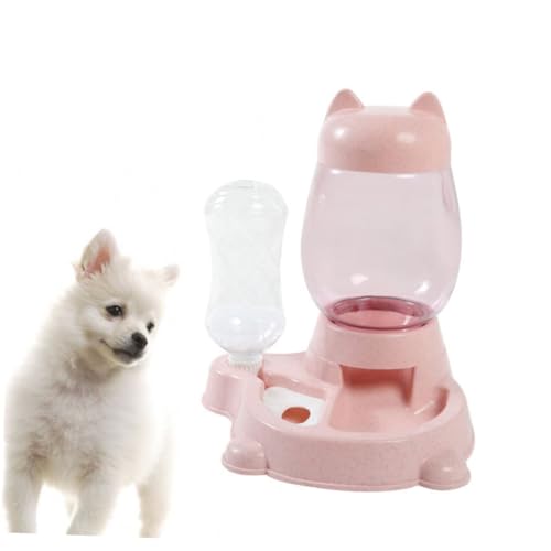 Milisten Innovativer Futter- und Wasserspender für Haustiere Automatischer Futterspender für Nassfutter für Katzen und Hunde und Auslaufsicher von Milisten