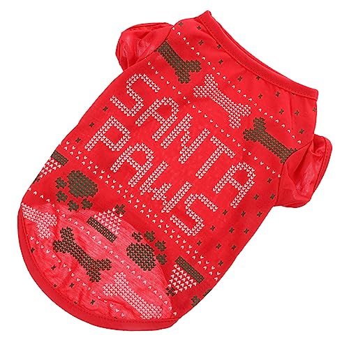MILISTEN Weihnachts-Haustier-Kleidung Hunde Weihnachtskostüme Welpenkleidung Hundeshirt Weihnachten Partykleidung Für Haustiere Winterkleidung Für Haustiere Fleece-hundekleidung Polyester MILISTEN Weihnachts-Haustier-Kleidung Hunde Weihnachtskostüme Welpenkleidung Hundeshirt Weihnachten Partykleidung Für Haustiere Winterkleidung Für Haustiere Fleece-hundekleidung Polyester von Milisten