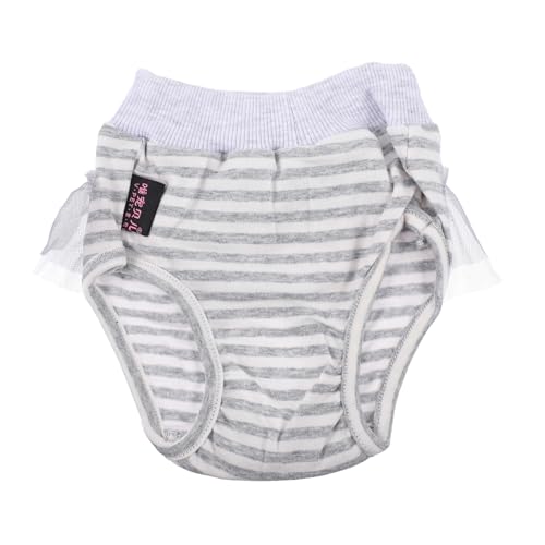 MILISTEN Wiederverwendbare Hundewindel aus Atmungsaktive Hygienische Sanitätshose für Hündinnen Komfortable Läufigkeitsunterhose mit Elegantem Spitzen Design Waschbare Pet von Milisten