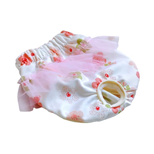 MILISTEN Wiederverwendbare Hundewindel für Hündinnen mit Komfortablem Material Auslaufsicherer Schutz bei Läufigkeit Praktische Periodenhose für Welpen Hygienisch und Hautfreundlich für von Milisten