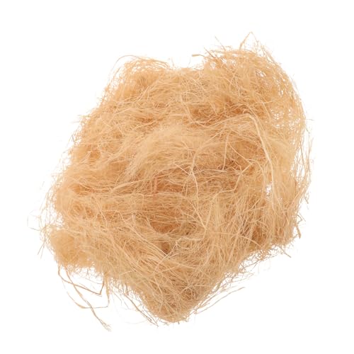 Milisten 1tasche Natürliche Nistmaterialien Für Vögel Raffia-Gras Für Vogelnester Für Wildvögel Kanarienvögel Hamster Und Meerschweinchen Weiches Bequemes Material Für Sauberes Nest von Milisten
