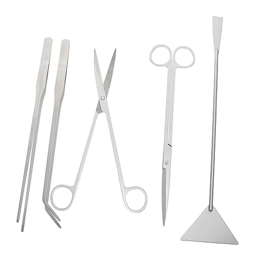 Milisten Aqua Shovel Edelstahl Aquarium Schaber Tragbares Pinzetten-scheren-Set für Die Reinigung Kleiner Fische Milisten Aqua Shovel Edelstahl Aquarium Schaber Tragbares Pinzetten-scheren-Set für Die Reinigung Kleiner Fische von Milisten