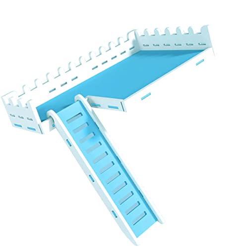 Milisten 1 Satz Hamster-Plattform- Meerschweinchen-Hängematte Frettchen Leiter Plattform Hamster hamsterspielzeug Krabbelleiter Hamsterleiter WPC Blue Milisten 1 Satz Hamster-Plattform- Meerschweinchen-Hängematte Frettchen Leiter Plattform Hamster hamsterspielzeug Krabbelleiter Hamsterleiter WPC Blue von Milisten