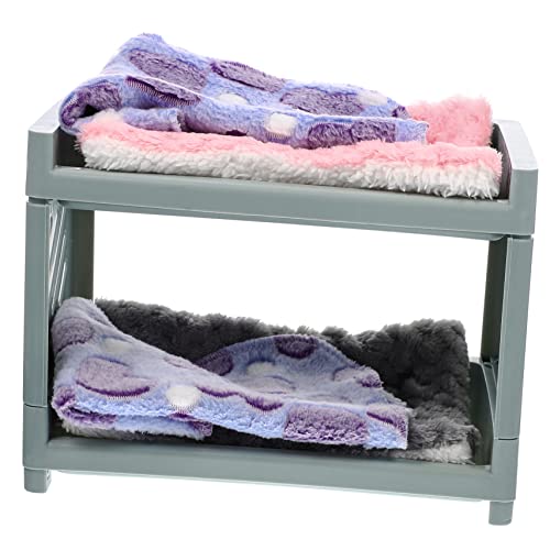Milisten 1 Satz Hamsterbett nagerhaus haustierbett - Bett dekoratives Chinchillabett Doppellagiges Chinchillabett abnehmbares Hasenbett Mehrzweck Zubehör schmücken -Bett Käfig Milisten 1 Satz Hamsterbett nagerhaus haustierbett - Bett dekoratives Chinchillabett Doppellagiges Chinchillabett abnehmbares Hasenbett Mehrzweck Zubehör schmücken -Bett Käfig von Milisten