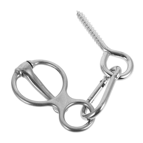 Milisten 1 Satz Humpel für Pferde pferdeanhänger Pferdering Kuhhalter für Rinder Pferdezuchtbedarf Longierhilfe für Pferde Ziegenkette Halfter für Pferde Rostfreier Stahl Silver Milisten 1 Satz Humpel für Pferde pferdeanhänger Pferdering Kuhhalter für Rinder Pferdezuchtbedarf Longierhilfe für Pferde Ziegenkette Halfter für Pferde Rostfreier Stahl Silver von Milisten