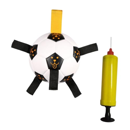 Milisten 1 Satz Hundespielzeug Interaktives Outdoor Fußballspielzeug für Hunde mit Aufblasbarem Ball Kauspielzeug zur Zahnpflege für Training und Spielspaß Milisten 1 Satz Hundespielzeug Interaktives Outdoor Fußballspielzeug für Hunde mit Aufblasbarem Ball Kauspielzeug zur Zahnpflege für Training und Spielspaß von Milisten