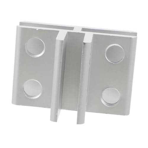 Milisten 1 Satz Pflanzkasten mit festem Clip Glasplattenklemmen Befestigungsclip für Aquarien Abdeckungsclips für Terrarienabdeckungen Glasscheibenklemmen Aluminiumlegierung Silver von Milisten