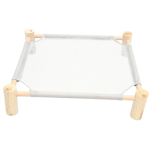Milisten Haustier Schlafbett Holzgestell Reptil Hängematte Schaukel Hängebett Reptil Liege Hängematte Sleeper Hängematte Reptil Holzgestell Bett von Milisten