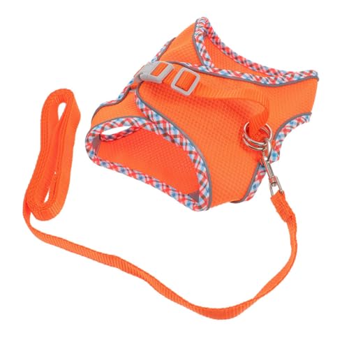 Milisten 1 Satz Transportbox Für Haustiere Im Freien Hundegürtel Geschirr Für Hunde Chihuahua Einstellbar Klein Gehen Körperpflege Welpe Züchten Polyester Orange Milisten 1 Satz Transportbox Für Haustiere Im Freien Hundegürtel Geschirr Für Hunde Chihuahua Einstellbar Klein Gehen Körperpflege Welpe Züchten Polyester Orange von Milisten