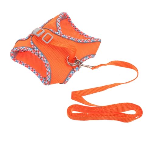 Milisten 1 Satz Transportbox für Haustiere Hunde Hund Walking -Geschirr im Freien Welpengeschirr Ausbildung Geschirr für Welpen verstellbares Haustiergeschirr Haustierleine Polyester Orange Milisten 1 Satz Transportbox für Haustiere Hunde Hund Walking -Geschirr im Freien Welpengeschirr Ausbildung Geschirr für Welpen verstellbares Haustiergeschirr Haustierleine Polyester Orange von Milisten