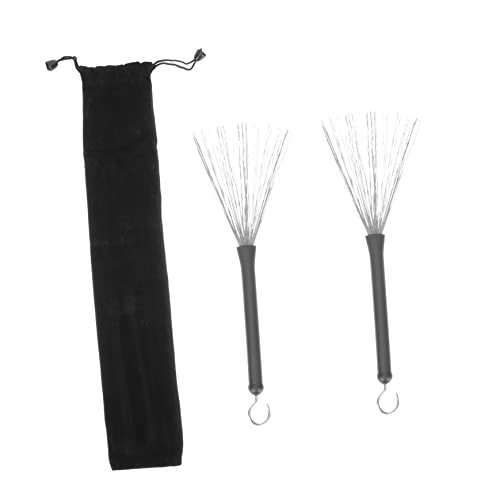 Milisten 1 Set Bürste mit Stick Wire Jazz Reinigungsset Draw Rhythm Drumstick of Instrument Accessory Drummer Lover Supplies Drum Drums Storage Folk Stainless Organizer Portable Band Pouch Milisten 1 Set Bürste mit Stick Wire Jazz Reinigungsset Draw Rhythm Drumstick of Instrument Accessory Drummer Lover Supplies Drum Drums Storage Folk Stainless Organizer Portable Band Pouch von Milisten