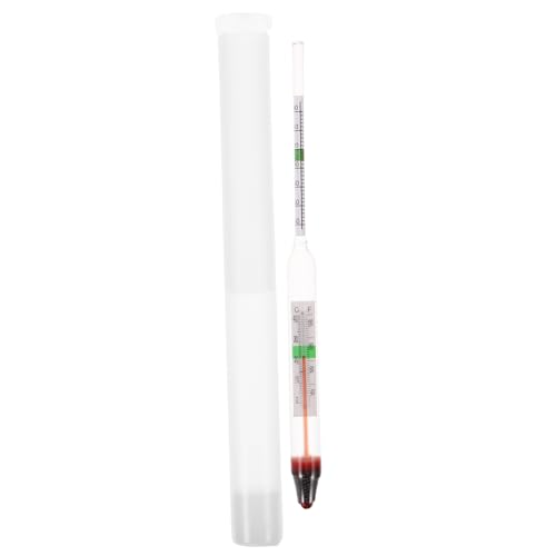 Milisten 1 Set Dichtemessgerät für Meerwasseraquarien, Wasserzähler, Aerometer, Salinität, Premium Salinometer für Aquarien, Meerwasserbehälter, ein Glas Meerwasser von Milisten
