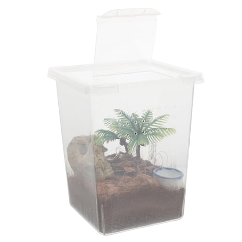 Milisten 1 Set Haustier Spinnenbox Terrarium Futterbehälter Kleines Gehege Für Springspinnen Insektenhabitatkäfig Spinnenkäfig Zubehör Für Springspinnen Kunststoff Milisten 1 Set Haustier Spinnenbox Terrarium Futterbehälter Kleines Gehege Für Springspinnen Insektenhabitatkäfig Spinnenkäfig Zubehör Für Springspinnen Kunststoff von Milisten