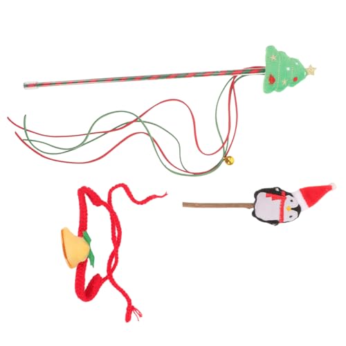 Milisten 1satz Interaktives Katzenspielzeug Set Mit Weihnachtskragen Und Teaser-Stick Niedliche Katzenminze Spielzeuge Für Haustiere Für Festliche Saison Milisten 1satz Interaktives Katzenspielzeug Set Mit Weihnachtskragen Und Teaser-Stick Niedliche Katzenminze Spielzeuge Für Haustiere Für Festliche Saison von Milisten