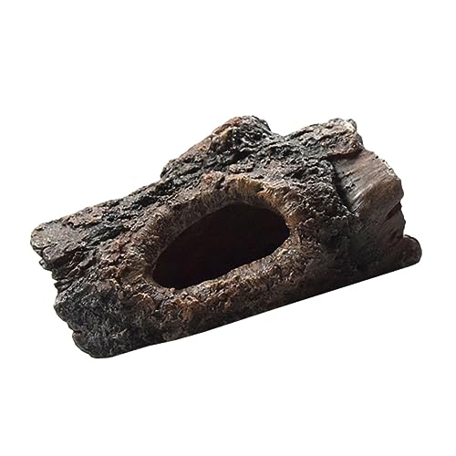Milisten 1 Stück Aquarium Landschaftsgestaltung Dekoration Aquarium Felshöhle Schildkrötenversteck Aquarium Vakuum Reptiliengehege Versteck Reptilien Aquarium 3D Hintergrund Drachenhäute von Milisten