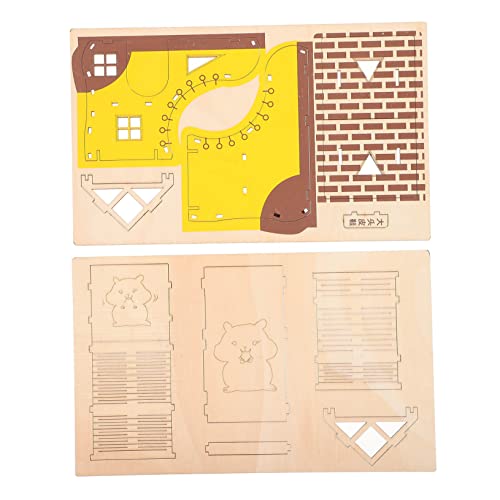 Milisten 1stück Holz-hamsterkäfig Natürlicher Spielplatz Für Kleine Tiere Gemütliches Hamsterhaus Sicherer Rückzugsort Für Hamster Und Ähnliche Haustiere Milisten 1stück Holz-hamsterkäfig Natürlicher Spielplatz Für Kleine Tiere Gemütliches Hamsterhaus Sicherer Rückzugsort Für Hamster Und Ähnliche Haustiere von Milisten
