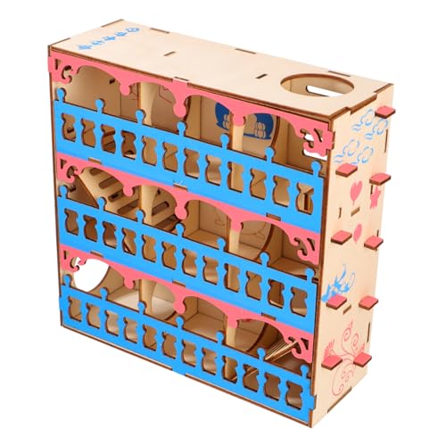 Milisten 1 Stück Holz Hamsterlabyrinth Kleintier Tunnel für Mäuse und Zwerghamster Fördert Bewegung und Beschäftigung für Haustiere zur Steigerung Gesundheit und Milisten 1 Stück Holz Hamsterlabyrinth Kleintier Tunnel für Mäuse und Zwerghamster Fördert Bewegung und Beschäftigung für Haustiere zur Steigerung Gesundheit und von Milisten