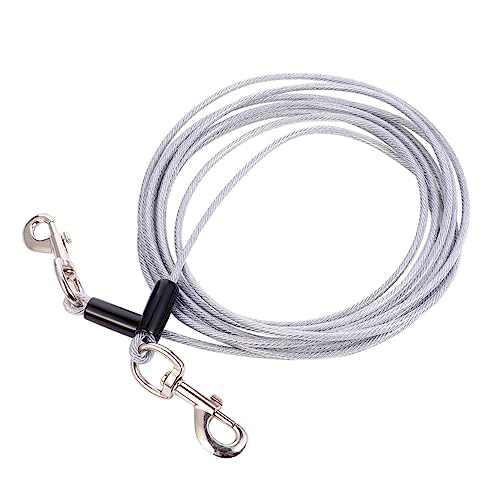 Milisten 1 Stück Hundeleine Mit Draht Haarknoten Ausziehbare Leine Hund Kabel Binden Seilleinen Für Hunde Einziehbar Seil Hundeleine Seil Leine Haustier Ausbildung Stahldraht Silver Milisten 1 Stück Hundeleine Mit Draht Haarknoten Ausziehbare Leine Hund Kabel Binden Seilleinen Für Hunde Einziehbar Seil Hundeleine Seil Leine Haustier Ausbildung Stahldraht Silver von Milisten
