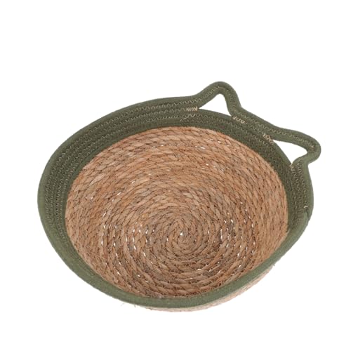 Milisten 1 Stück Strohkatzennest katzenhöhle pet Bed katzenliege katzenbetg katzenbetten cat House geflochtenes katzenbett groß Haustier klein Kätzchen Nest Ruhenest der Katze Green Milisten 1 Stück Strohkatzennest katzenhöhle pet Bed katzenliege katzenbetg katzenbetten cat House geflochtenes katzenbett groß Haustier klein Kätzchen Nest Ruhenest der Katze Green von Milisten