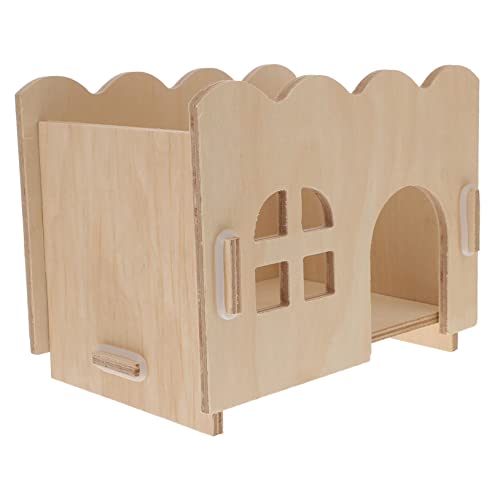 Milisten 1 Stück Weißes Holzhausunterkunft Versteck Hamster klein Häuser Bausatz Heimtierbedarf Spielhaus Schlafnest für Haustiere Haustier-Mäuse-Hütte Holzhütte Hölzern Milisten 1 Stück Weißes Holzhausunterkunft Versteck Hamster klein Häuser Bausatz Heimtierbedarf Spielhaus Schlafnest für Haustiere Haustier-Mäuse-Hütte Holzhütte Hölzern von Milisten