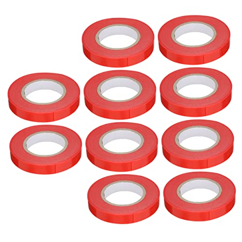 Milisten 10 Rollen Läppband pflanzenpflege pflanzenstützen pflanzrahmen Pflanzenstabilisierung gartenzubehör Kabelbinder doppelt Gitter verstellbares Band Klebeband für Pflanzen PVC rot Milisten 10 Rollen Läppband pflanzenpflege pflanzenstützen pflanzrahmen Pflanzenstabilisierung gartenzubehör Kabelbinder doppelt Gitter verstellbares Band Klebeband für Pflanzen PVC rot von Milisten