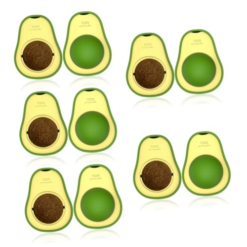 Milisten 10 STK Katzenminze Spielzeug Kätzchen Spielzeug rotierender Katzenminzenball Twerking-Spielzeug Spielzeuge Katzenminze-Ball Katzenminzeball in Avocadoform Haustier Katzenspielzeug Milisten 10 STK Katzenminze Spielzeug Kätzchen Spielzeug rotierender Katzenminzenball Twerking-Spielzeug Spielzeuge Katzenminze-Ball Katzenminzeball in Avocadoform Haustier Katzenspielzeug von Milisten