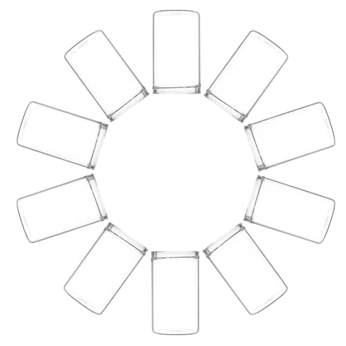Milisten 10 Stück Mini Glasflaschenvasen Für Sukkulenten Kleines Terrarium Kleine Glasflaschen Hydrokulturflasche Glasterrarium Glasflaschen Pflanzgefäß Mini Glas Blumenhalter von Milisten