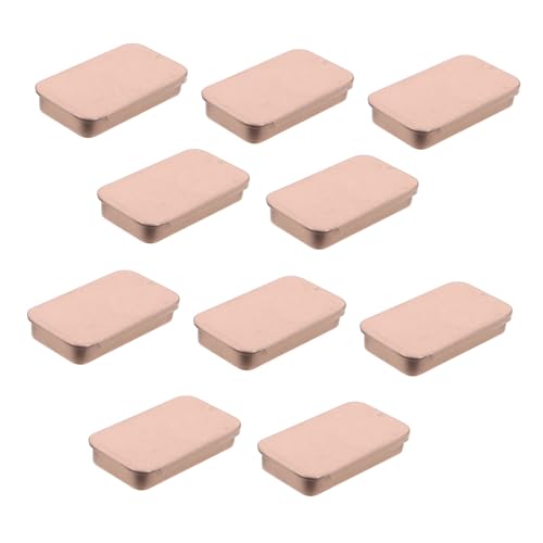 Milisten 10 Stück Teiliges Bird Snack Feeding Box Kompakter Tragbarer Parrot Handheld Feeder aus Verschleißfestem Metall mit Schiebedeckel Präzise Futterdosierung für Wellensittiche Milisten 10 Stück Teiliges Bird Snack Feeding Box Kompakter Tragbarer Parrot Handheld Feeder aus Verschleißfestem Metall mit Schiebedeckel Präzise Futterdosierung für Wellensittiche von Milisten