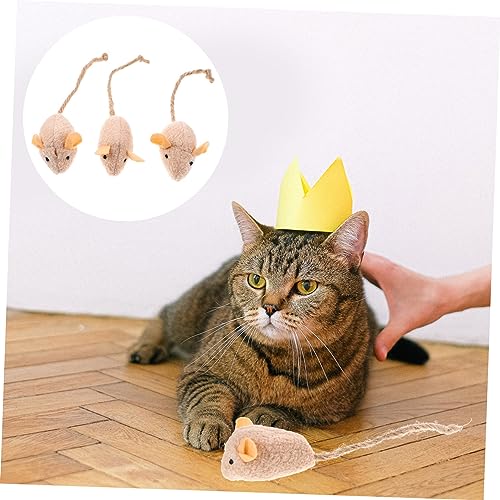 Milisten 10 Stück Teiliges Weiche Plüsch Mäuse Katzenspielzeug für Drinnen Interaktiv Leicht Fördert Natürliche Instinkte gegen Langeweile Beschäftigung von Katzen Milisten 10 Stück Teiliges Weiche Plüsch Mäuse Katzenspielzeug für Drinnen Interaktiv Leicht Fördert Natürliche Instinkte gegen Langeweile Beschäftigung von Katzen von Milisten