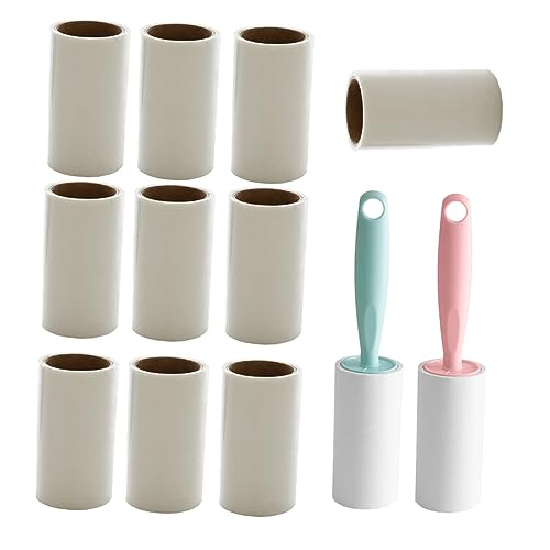 Milisten 10stücke Teiliges Fusselroller-Set Für Tierhaare Wiederverwendbare Abwaschbare Fusselrolle Mit Bunten Und Klebrigen Blättern Effizienter Fusselentferner Für Kleidung Möbel Und von Milisten