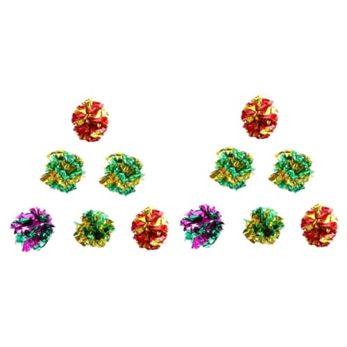 Milisten 12 Bälle für Katzen Katzenspielzeugbälle Haustierspielzeug Massenspielzeug Spielzeuge Katzenspielzeug für Haustiere Sport Film Blumenkugel aus Papier Rasselkugel Spielzeugball Milisten 12 Bälle für Katzen Katzenspielzeugbälle Haustierspielzeug Massenspielzeug Spielzeuge Katzenspielzeug für Haustiere Sport Film Blumenkugel aus Papier Rasselkugel Spielzeugball von Milisten